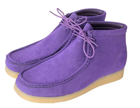 purple boots for men.